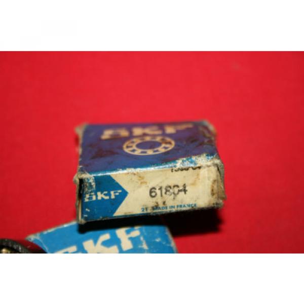 NEW Lot of (3) SKF Radial Ball Bearings 61804- BRAND NEW (2 in box, 1 without) #2 image