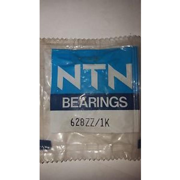 NTN SINGLE ROW RADIAL BALL BEARING 628ZZ/ 1K #1 image