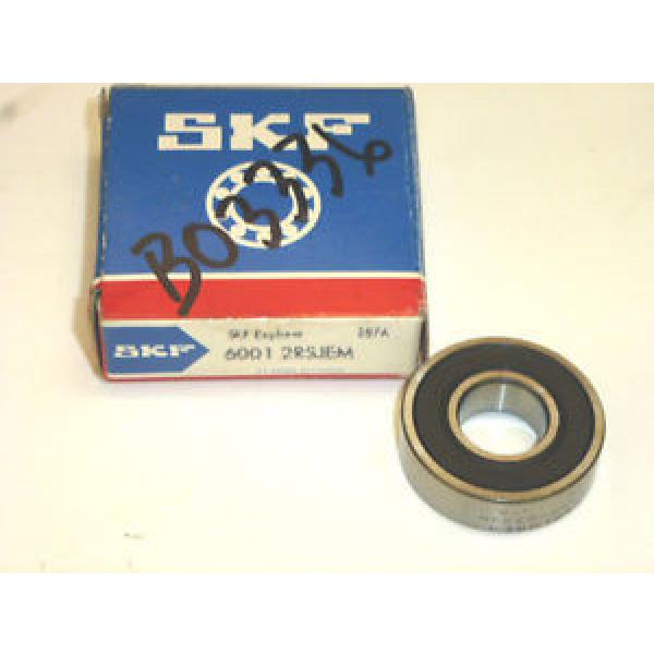 SKF SINGLE ROW RADIAL BEARING 6001 2RSJEM #1 image