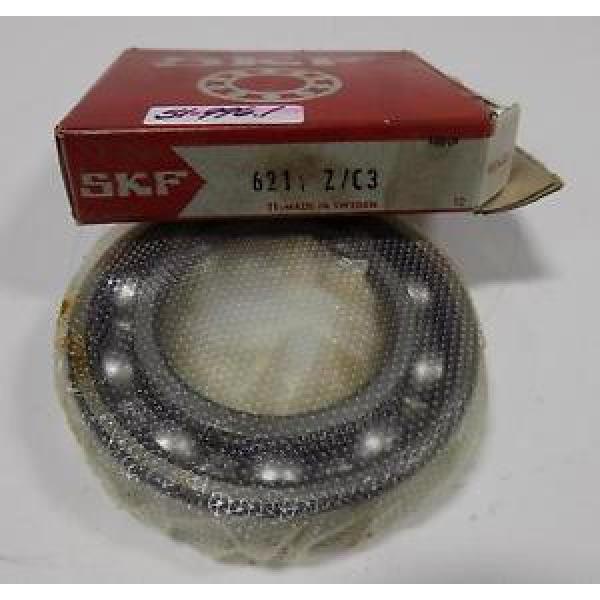 SKF RADIAL BALL BEARING 6211 ZJ/EM / 6211 Z/C3 NIB #1 image