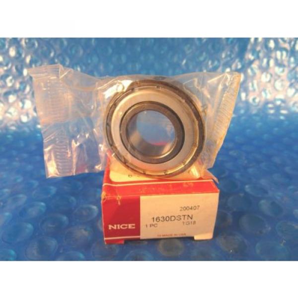 Nice 1630DSTN, 1630 DSTN, Single Row Shielded Deep Groove Radial Ball Bearing #1 image