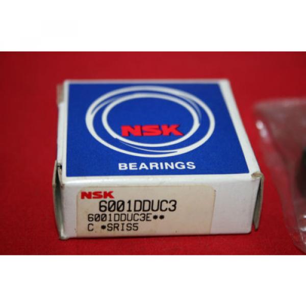 NEW NSK Radial Ball Bearing 6001DDUC3 - BRAND NEW IN BOX  -  BNIB #2 image