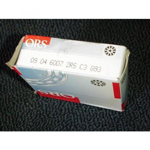 ORS Bearing 6007 2RS C3 G93 Single Row Radial Made In Turkey NEW IN BOX! #2 image