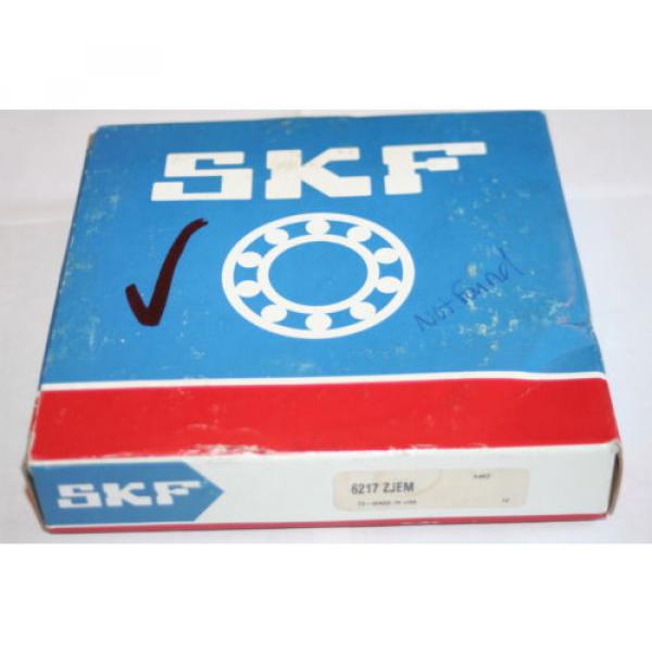 SKF 6217 ZJEM Shielded Deep Groove Radial Ball Bearing  * NEW * #1 image