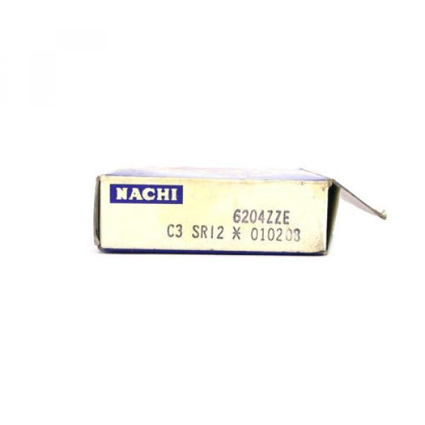 Nachi Radial Roller Ball Bearing Model 6204ZZE #3 image