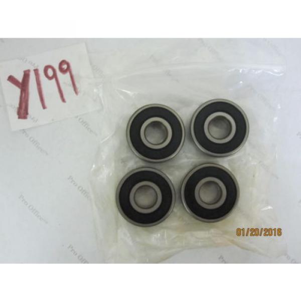 5 QTY 6302.2RSR.C3.L38 RADIAL AND GROOVE BALL BEARING #2 image