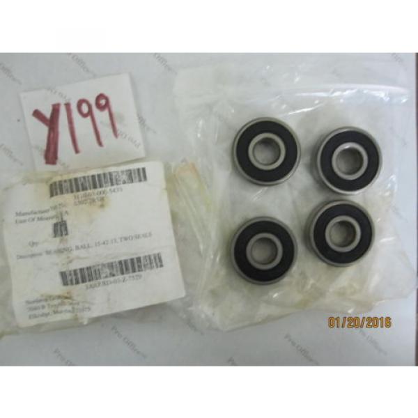 5 QTY 6302.2RSR.C3.L38 RADIAL AND GROOVE BALL BEARING #3 image