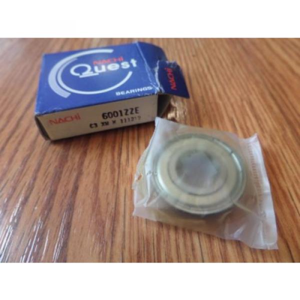 Nachi Radial Ball Bearing 6001ZZE 20X42X12MM New #1 image