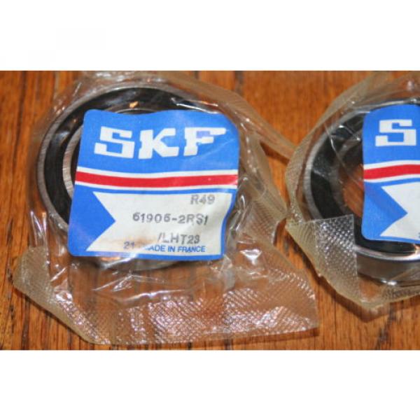 New (Lot of 2) SKF 61906-2RS1/LHT23 Deep Groove Radial Bearings #3 image