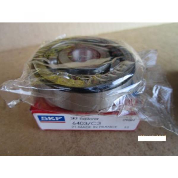 SKF 6403 C3 Radial Bearing, Single Row (=2 FAG, SNA, NTN, NSK, TIMKEN 403K) #1 image