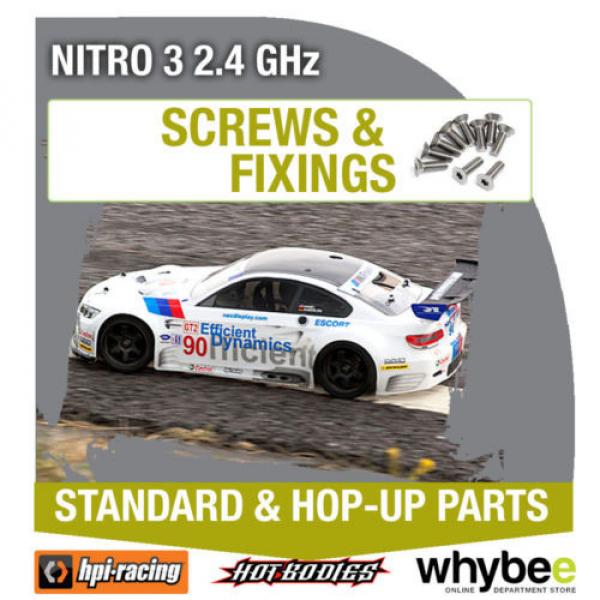 HPI NITRO 3 2.4 GHz [Screws &amp; Fixings] Genuine HPi Racing R/C Parts! #1 image