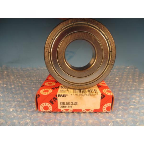 FAG 6306 2RSR, 63062RSR, Single Row Radial Bearing #1 image