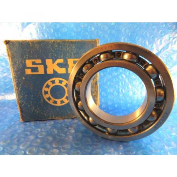 SKF 6215/P6 Single Row Radial Bearing, 75 mm ID x 130 mm OD x 25 mm Wide #1 image