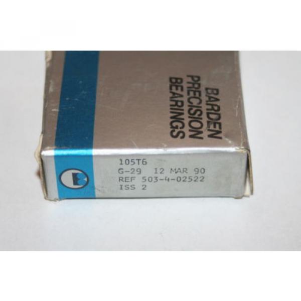 Barden 105-T6 G-29 Super Precision Radial Spindle Bearing 105T6  * NEW * #2 image