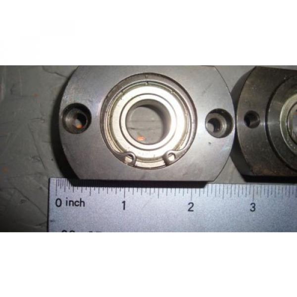 LOT OF 4 6002-Z Radial Ball Bearing WITH MOUNTING BLOCKS FREE SHIPPING #2 image