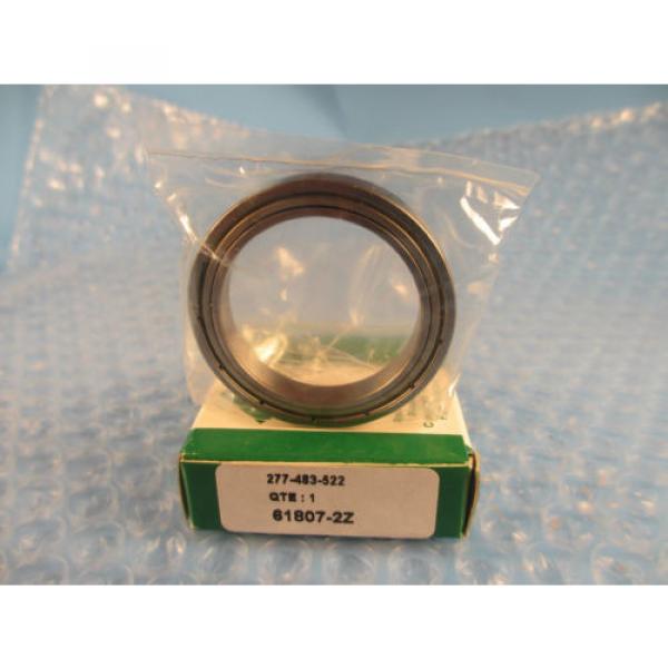 INA 61807 2Z, 6807 ZZ, 6807 2Z,Single Row Radial Bearing 277-483-522,(=2 NSK SKF #1 image