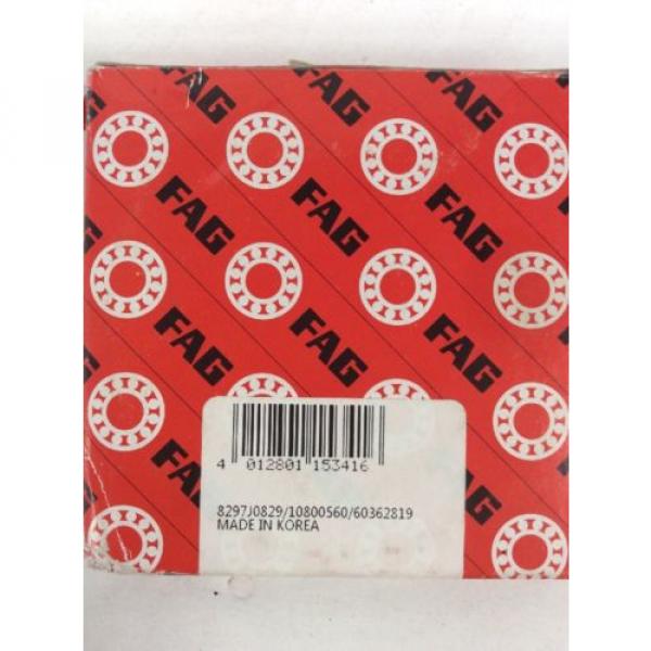 FAG 6010RSR Radial Bearing Single Row, ABEC 1 Precision, Single Seal #2 image