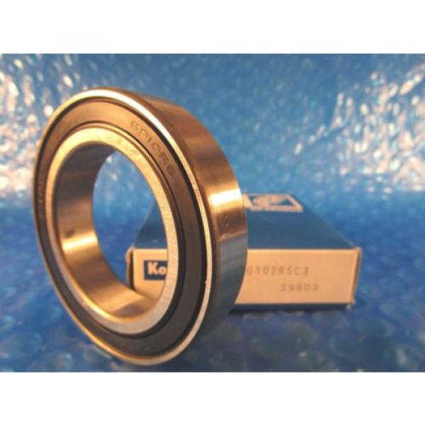 KOYO 6010 2RS C3, 6010 2RSC3, Single Row Radial Bearing, =2 SKF,NTN,Timken9110PP #3 image