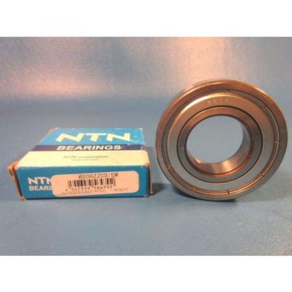 NTN 6206ZZ C3 EM Single Row Radial Ball Bearing Double Shielded (SKF, FAG, NSK) #1 image