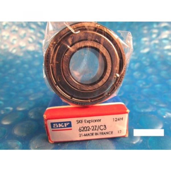 SKF 6202 2Z C3, ZZ, Single Row Radial Bearing (=2 NTN, NSK, FAG) #1 image