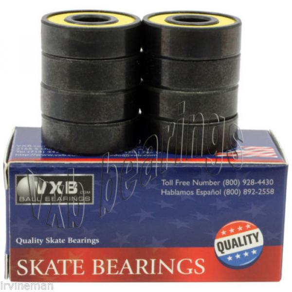 800 Skateboard/in-line/Skate Deep Groove Radial Ball Bearings #5 image