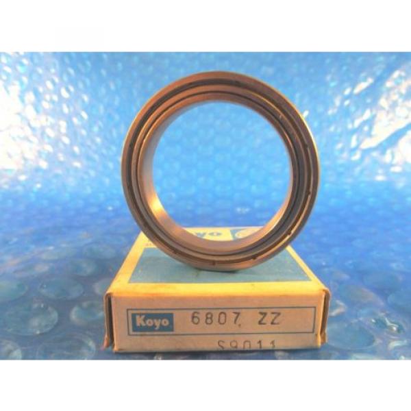 KOYO 6807 ZZ, Single Row Radial Bearing, (= 2Z, SKF, NSK, Fag) #1 image