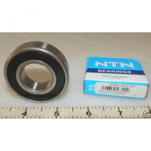 Radial Sealed Ball Bearing 25 mm Bore  x 52 mm O.D NTN 6205LLBC3/L627 (loc 25) #2 image