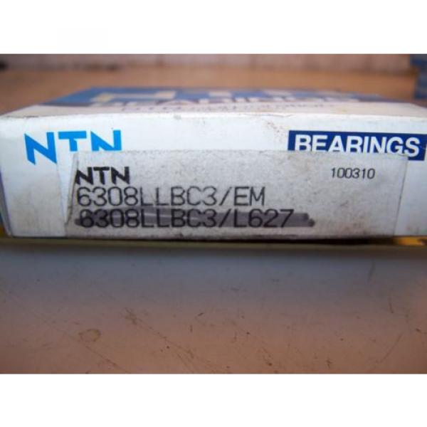 NEW NTN RADIAL  BALL BEARING 6308LLBC3/EM L627 #2 image