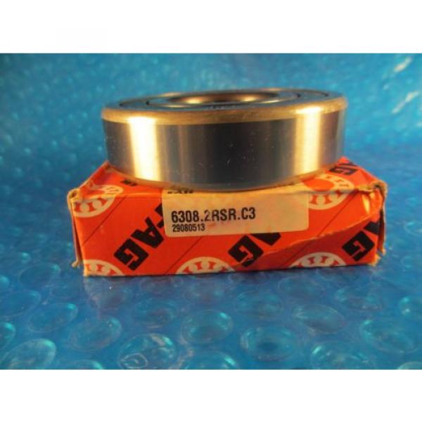 Fag  6308 2RSR C3, Single Row Radial Bearing(SKF 6308 2RS) #2 image