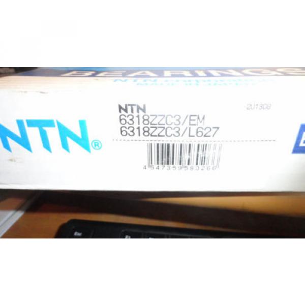 NTN 6318C3 Radial Ball Bearing, 90mm Bore, 190mm OD, 43mm Width #3 image