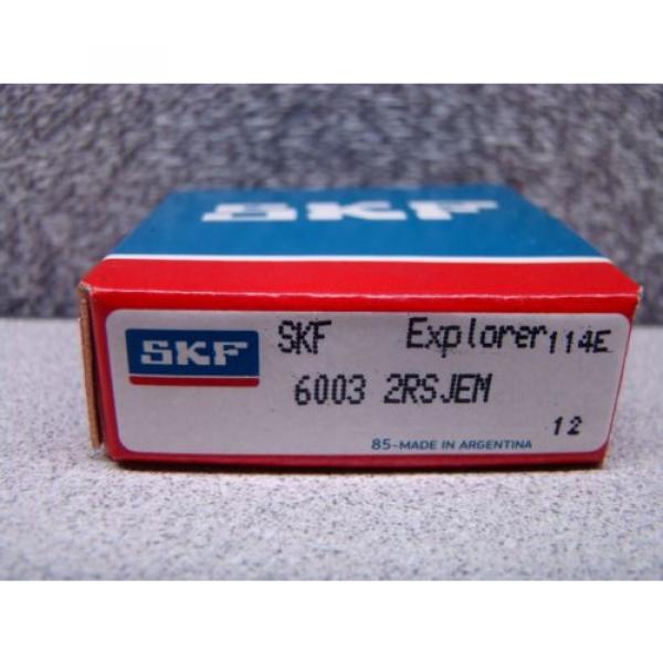 SKF Radial Ball Bearings, 6003 2RSJEM, Deep Groove,  17mm #2 image