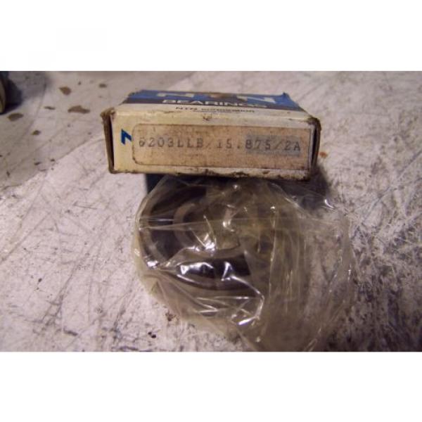 (9) NEW NTN SEALED RADIAL BALL BEARINGS 6205LLBC3/5M 6201LLB/2A 6203LLB15.875/2A #3 image