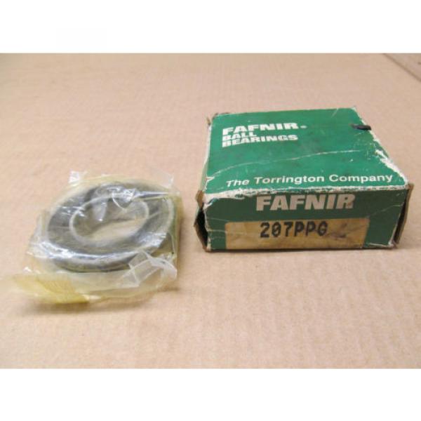 1 NIB FAFNIR 207PPG RADIAL/DEEP GROOVE BALL BEARING 35MM ID, 72MM OD, 17MM WIDTH #1 image