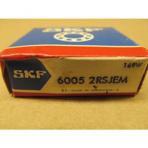 1 NIB SKF 6005 2RSJEM RADIAL/DEEP GROOVE BALL BEARING 25MM ID 47MM OD 12MM WIDTH #2 image