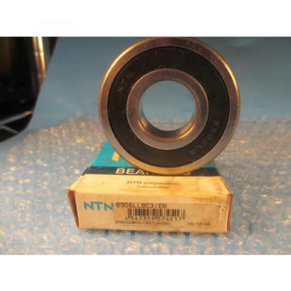 NTN 6305LLB C3/EM, 6305 LLB  Single Row Radial Ball Bearing #1 image