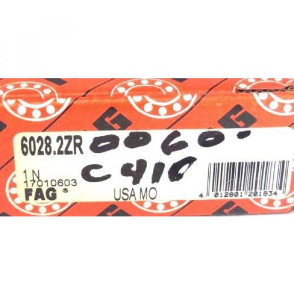 NIB FAG 6028.2ZR RADIAL DEEP GROOVE BALL BEARINGS 60282ZR #3 image