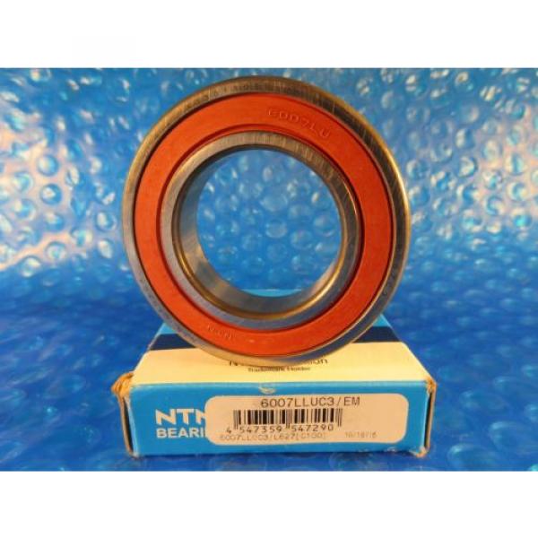 NTN 6007 LLU C3 EM, Radial Bearing (SKF 2RS, NSK VV, INA, Timken 9107PP) #1 image