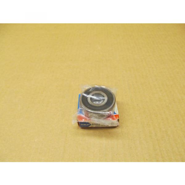 1 NIB SKF 6302 2RSJEM 63022RSJEM RADIAL/DEEP GROOVE BALL BEARING 15MM ID 42MM OD #1 image