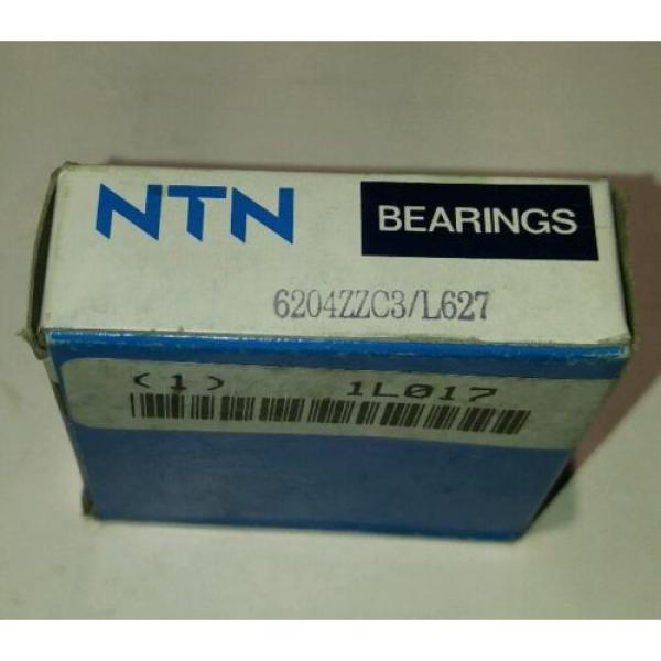 NTN 6204ZZC3/L627 Radial Ball Bearing, Shielded, 20mm Bore #4 image