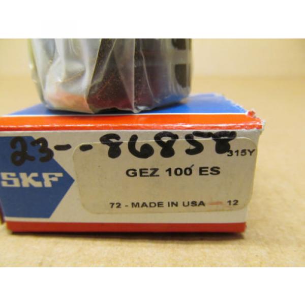 1 NIB SKF GEZ 100 ES GEZ100ES RADIAL BEARING BORE DIA: 1&#034; OD: 1-5/8 &#034; NO SEALS #2 image