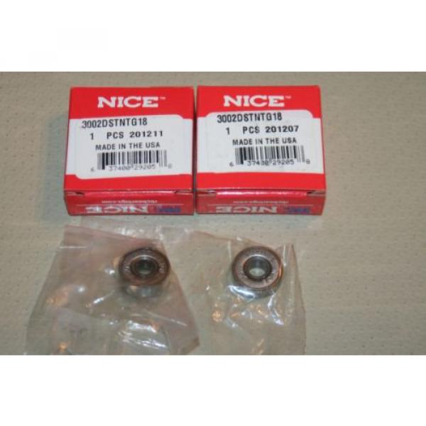 (Lot of 2) Nice 3002DSTNTG18 Radial Deep Groove Bearings 3002-DSTNTG18  **NEW** #2 image