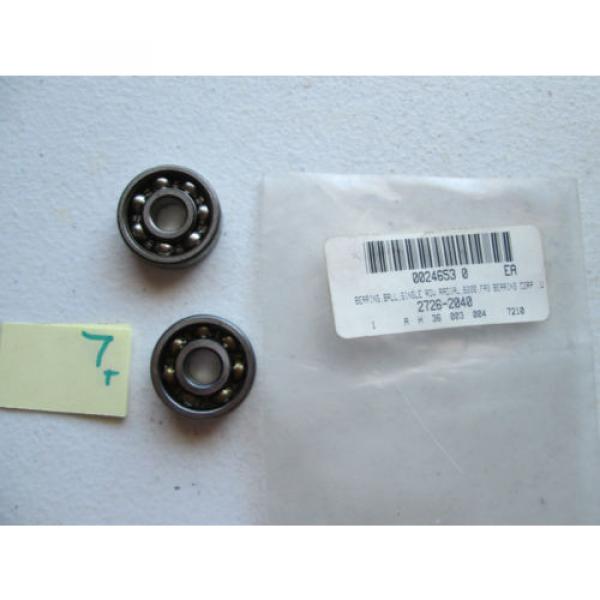 LOT OF 2 NEW IN PKG FAG RADIAL BALL BEARING 6200  (BIN36) #2 image