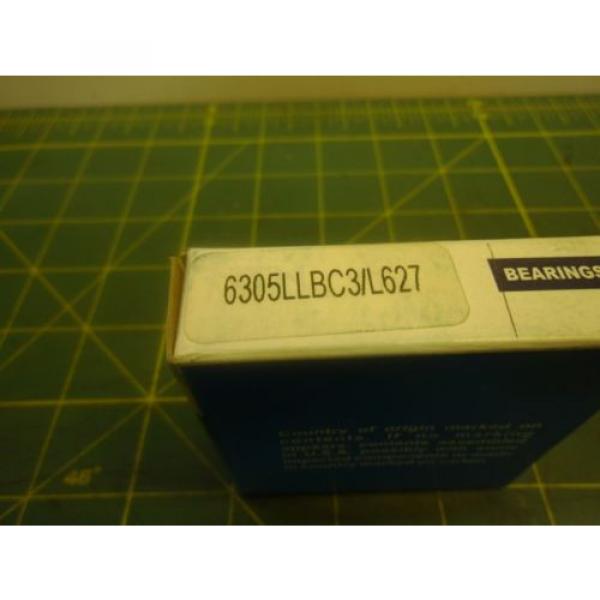 NTN SEALED RADIAL BALL BEARING 6305LLBC3/L627 #J53189 #1 image