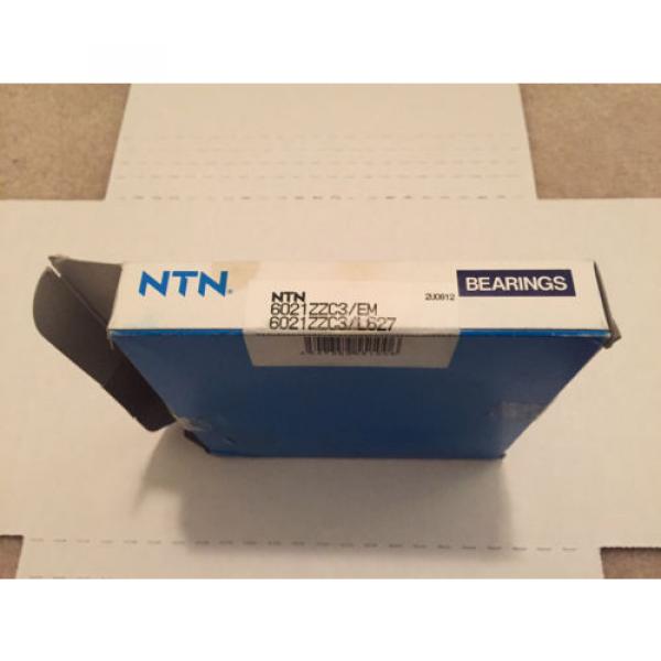 NTN Bearing 6021ZZC3/EM NIB high load - double shield -steel -radial deep groove #2 image