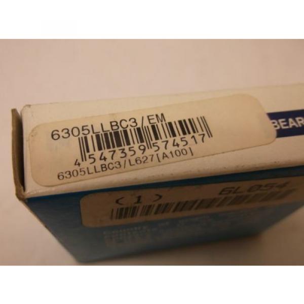 New NTN 6305LLBC3/L627 Radial Ball Bearing Sealed 25mm Bore Dia FREE SHIP (D13) #5 image