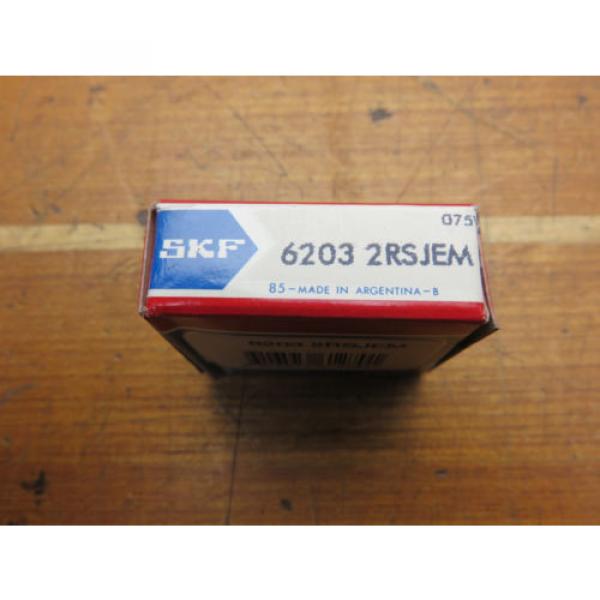 SKF 6203-2RS Deep Groove Radial Ball Bearing 17mm ID X 40mm OD X 12mm Lot of 10 #4 image