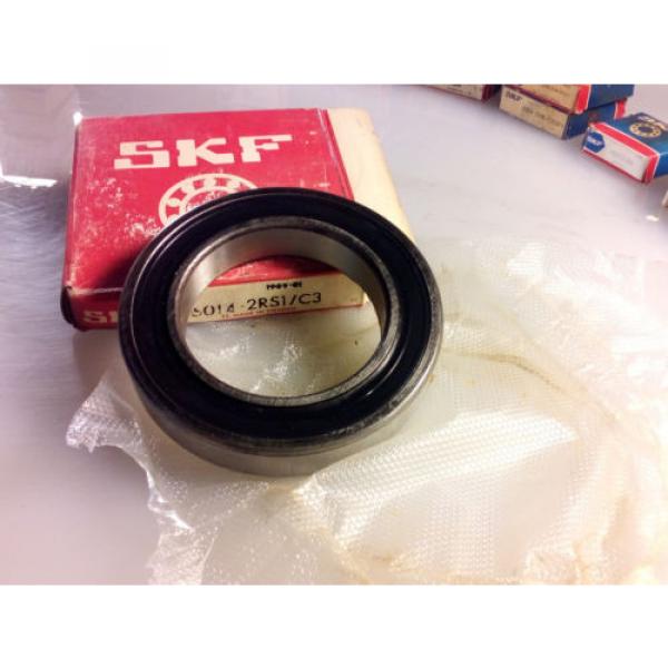 SKF RADIAL DEEP GROOVE BALL BEARING 6014 2RSJEM, 70 MM BORE, 110 MM OD #1 image