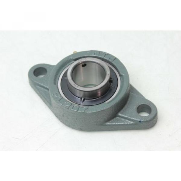 NTN FL207 Flange Mounted Radial Bearing Assembly 1-3/8&#034; Bore / 2 Bolt #1 image