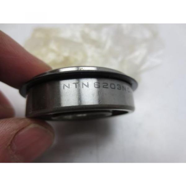 NTN 6203N, NR, Single Row Radial Ball Bearing, 17m ID x 40m OD x 12m W #4 image