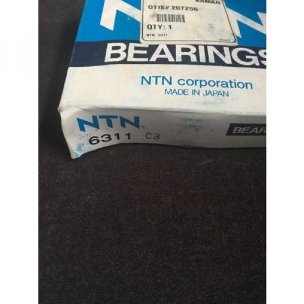 NTN 6311C3 Radial ball bearing open single row 55mm bore 120mm OD 29mm wide #5 image